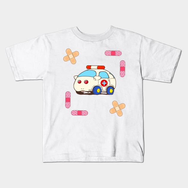 Pui pui Ambulance Kids T-Shirt by Petites Choses